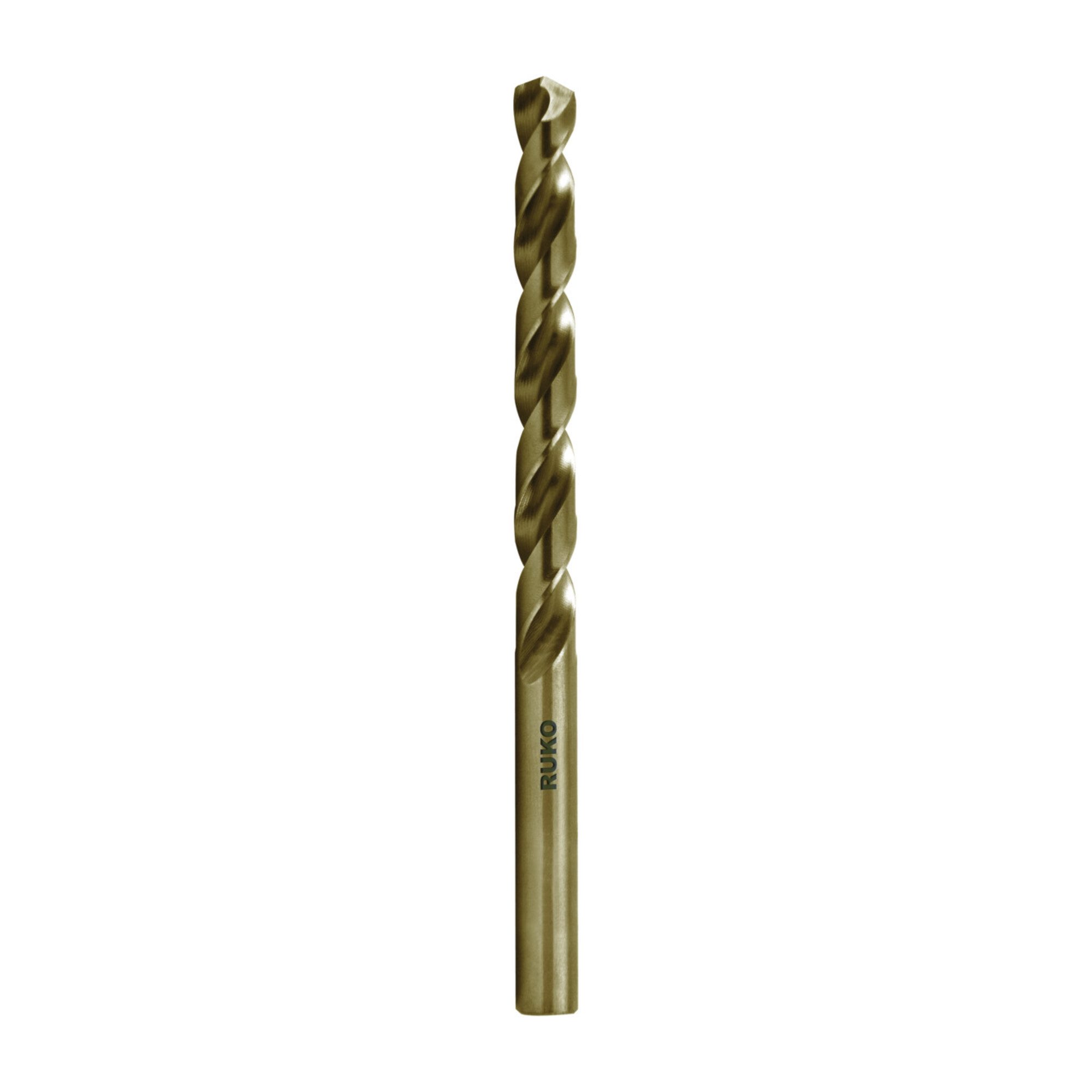 Ruko Holzbohrer RUKO Spiralbohrer DIN 338 Typ VA HSSE Co 5 D 11,8 mm L 142 mm 5 Stk