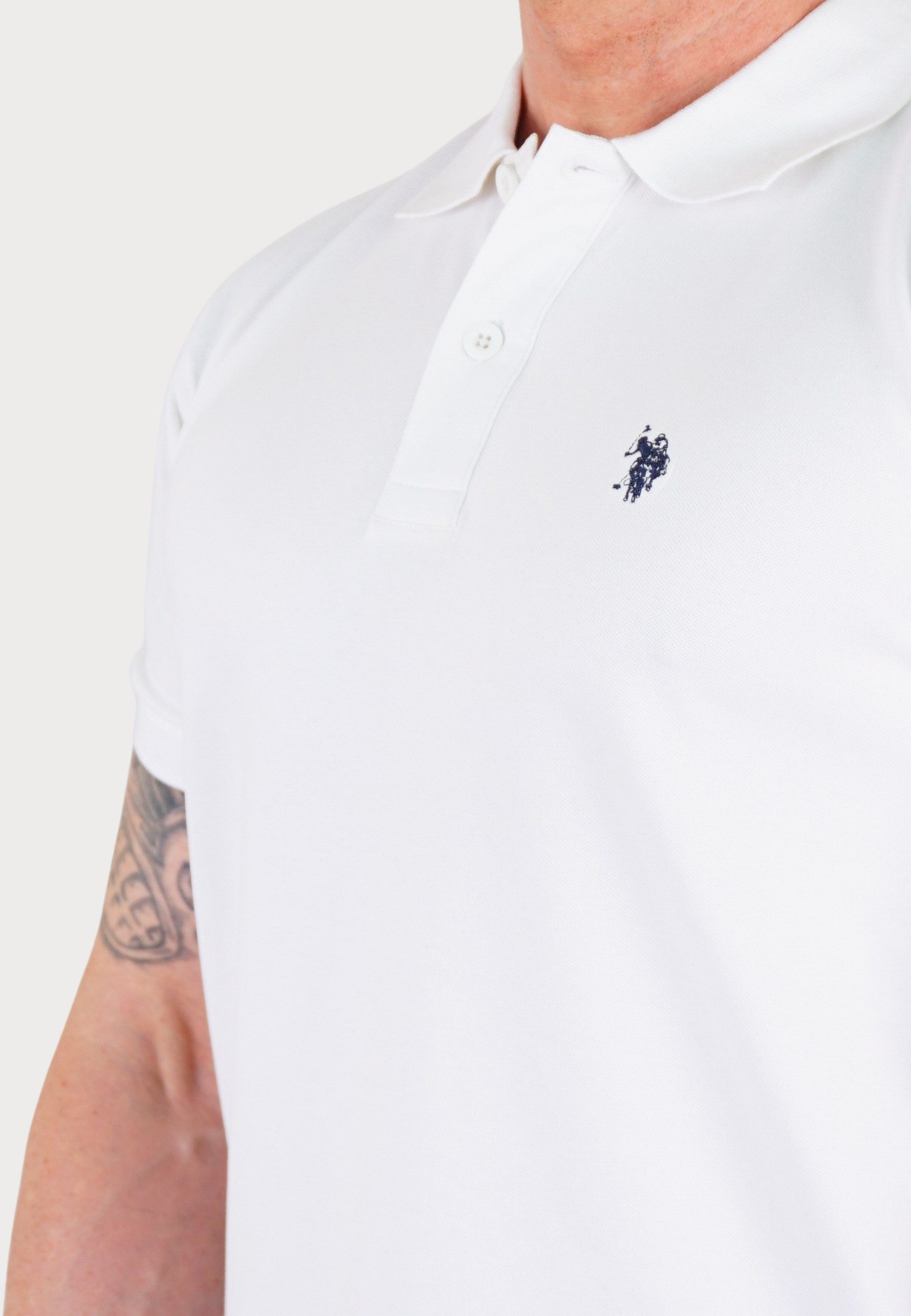 U.S. Polo Assn. Poloshirt Poloshirt Basic Kurzarmshirt (1-tlg., 1) – Bild 4 von 5