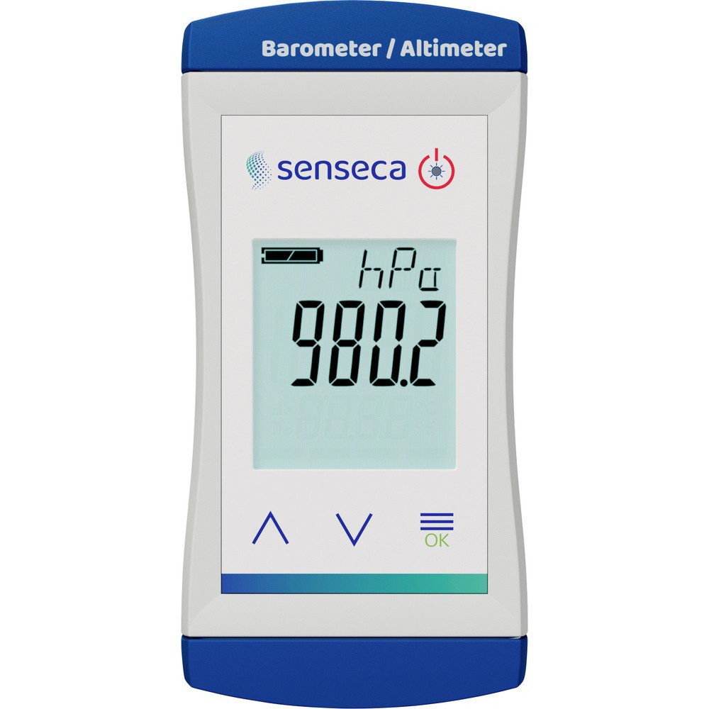 Senseca Luftdruckmessgerät Senseca ECO 230 Altimeter, Barometer Luftdruck, Temperatur, Höhenmete