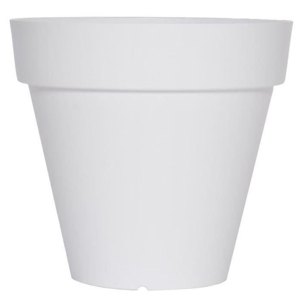 Riviera System Pflanzschale Riviera Rundtopf mit Soleilla - 50 cm - Weiß