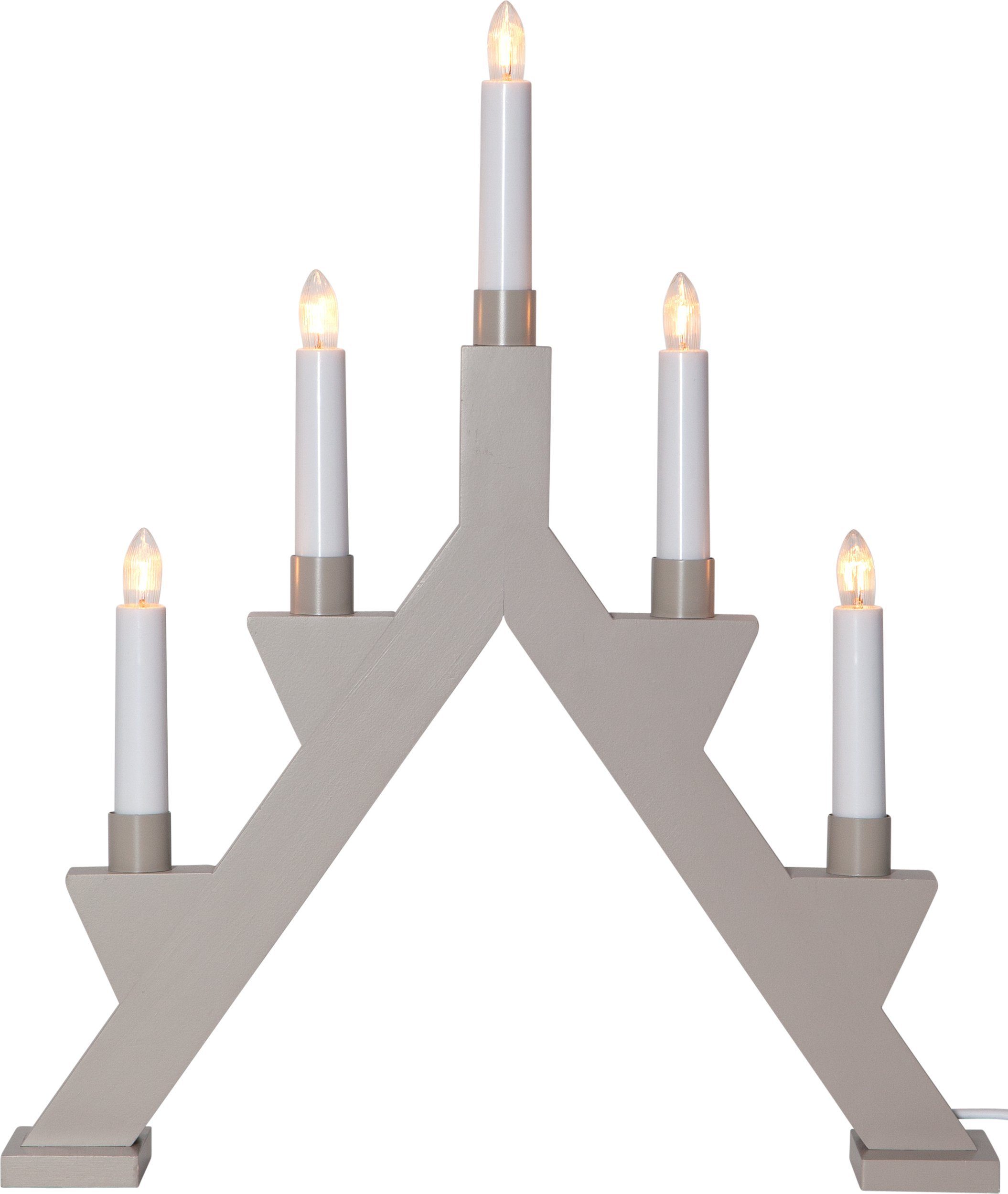 EGLO Kerzenständer Zack, Maße: Höhe: 41 cm, Länge: 34 cm, Breite: 7 cm