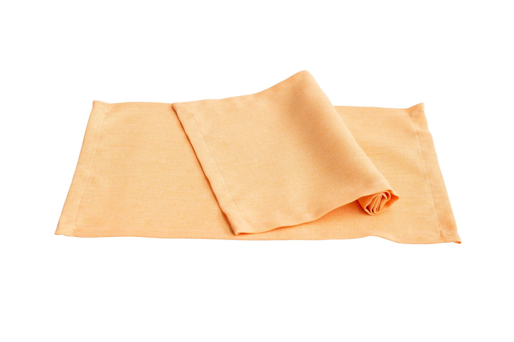 PICHLER Platzset Tischset 6er Set Panama Rechteck 033/048 peach, (Spar-Set, 6-St., 6 Platzdecken), Platzset Tischset Esszimmer Küche