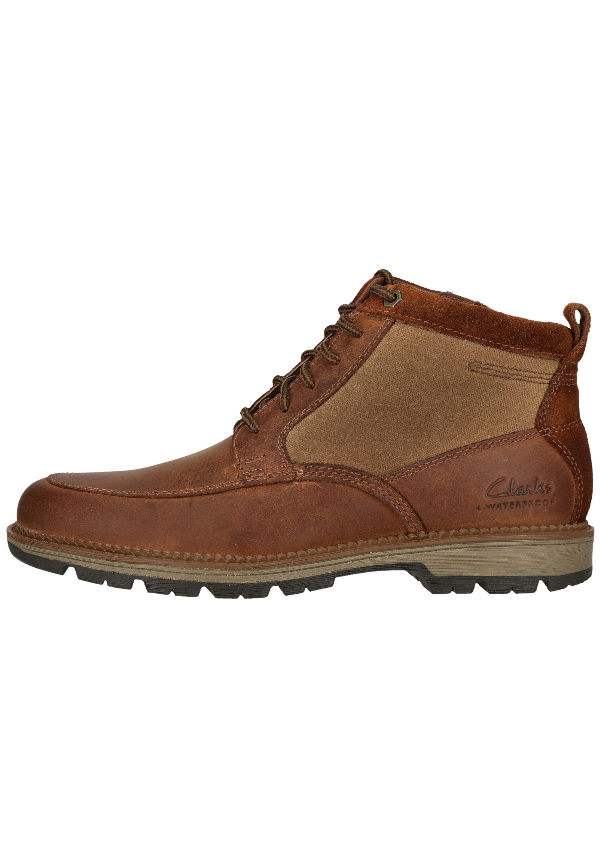 Clarks Maplewalk Rise Stiefel aus wasserdichtem Leder