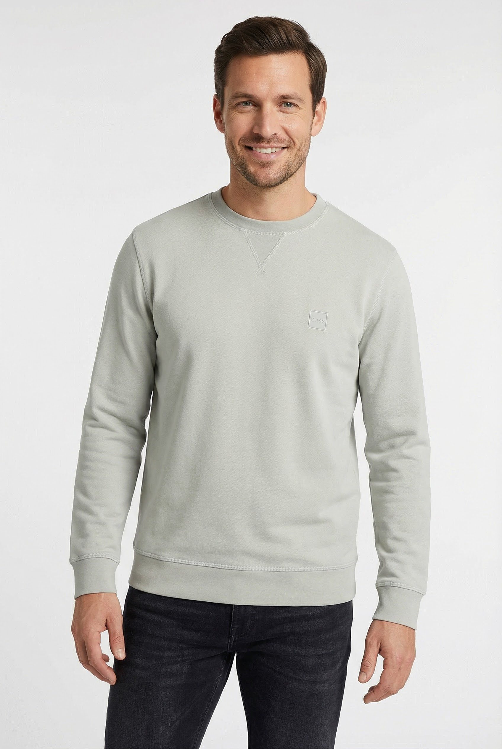 BOSS ORANGE Sweatshirt Westart mit BOSS Logopatch