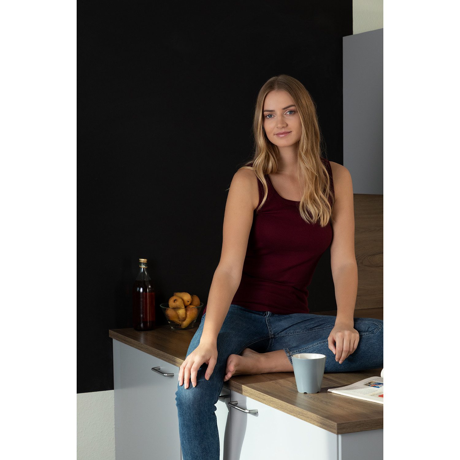 celodoro Unterhemd Damen Longshirt (1er, 2er oder 4er Pack) Feinripp Unterh günstig online kaufen