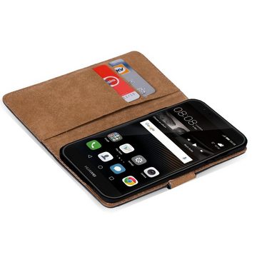 CoolGadget Handyhülle Book Case Handy Tasche für Huawei P8 Lite 2017 5,2 Zoll, Hülle Klapphülle Flip Cover für P8 Lite (2017) Schutzhülle stoßfest