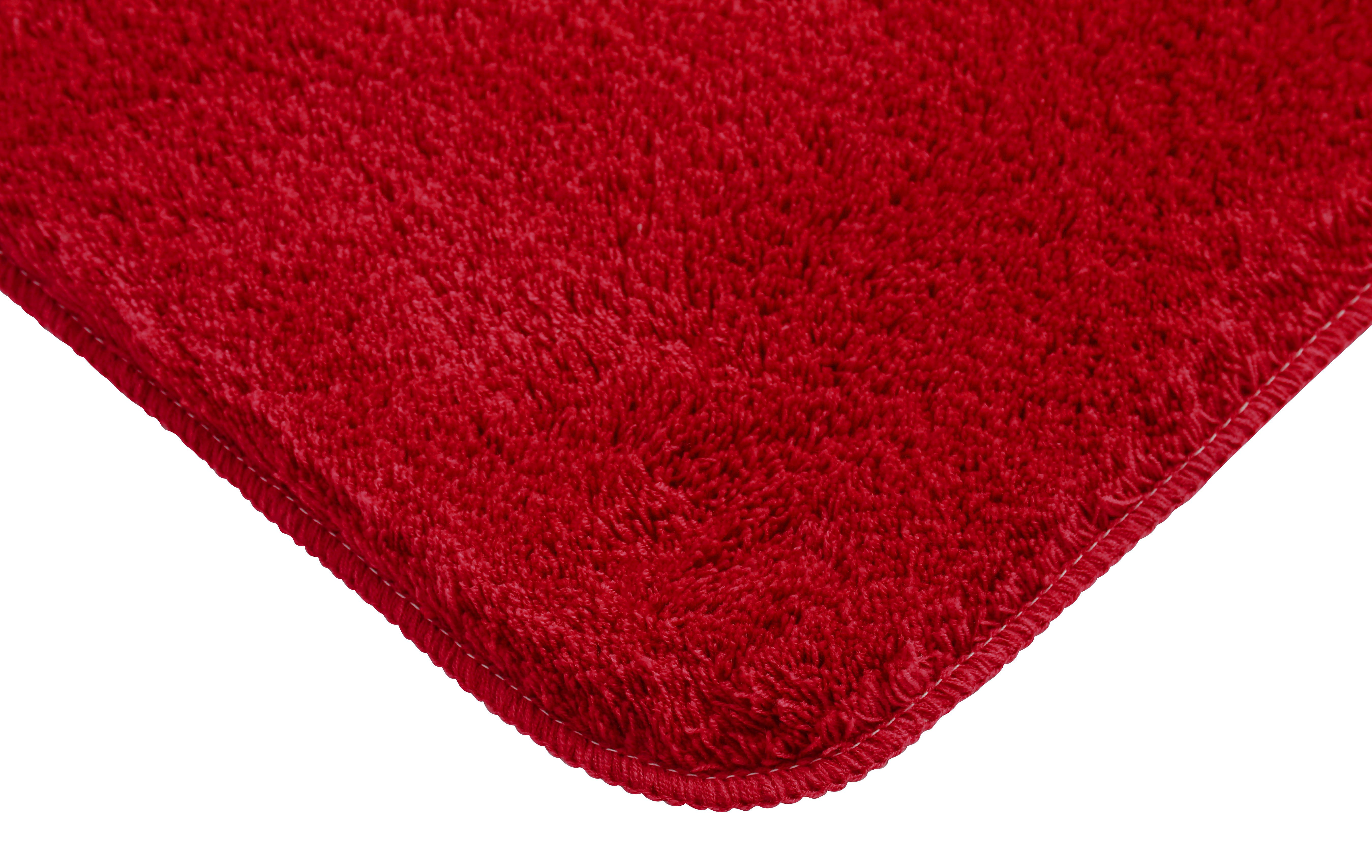 Bruno Banani Badematte Lana, Badvorleger, Badezimmer Teppich, Höhe 25 mm, rutschhemmend beschichtet, fußbodenheizungsgeeignet, schnell trocknend, strapazierfähig, Polyacryl, rechteckig, Badteppich, Badematten, unifarben, auch als 3 teiliges Set & rund