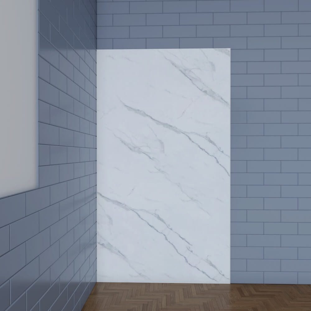 Duschparadies Duschwand 3mm Duschrückwand PE-Aluminium Verbundplatten Aluve günstig online kaufen