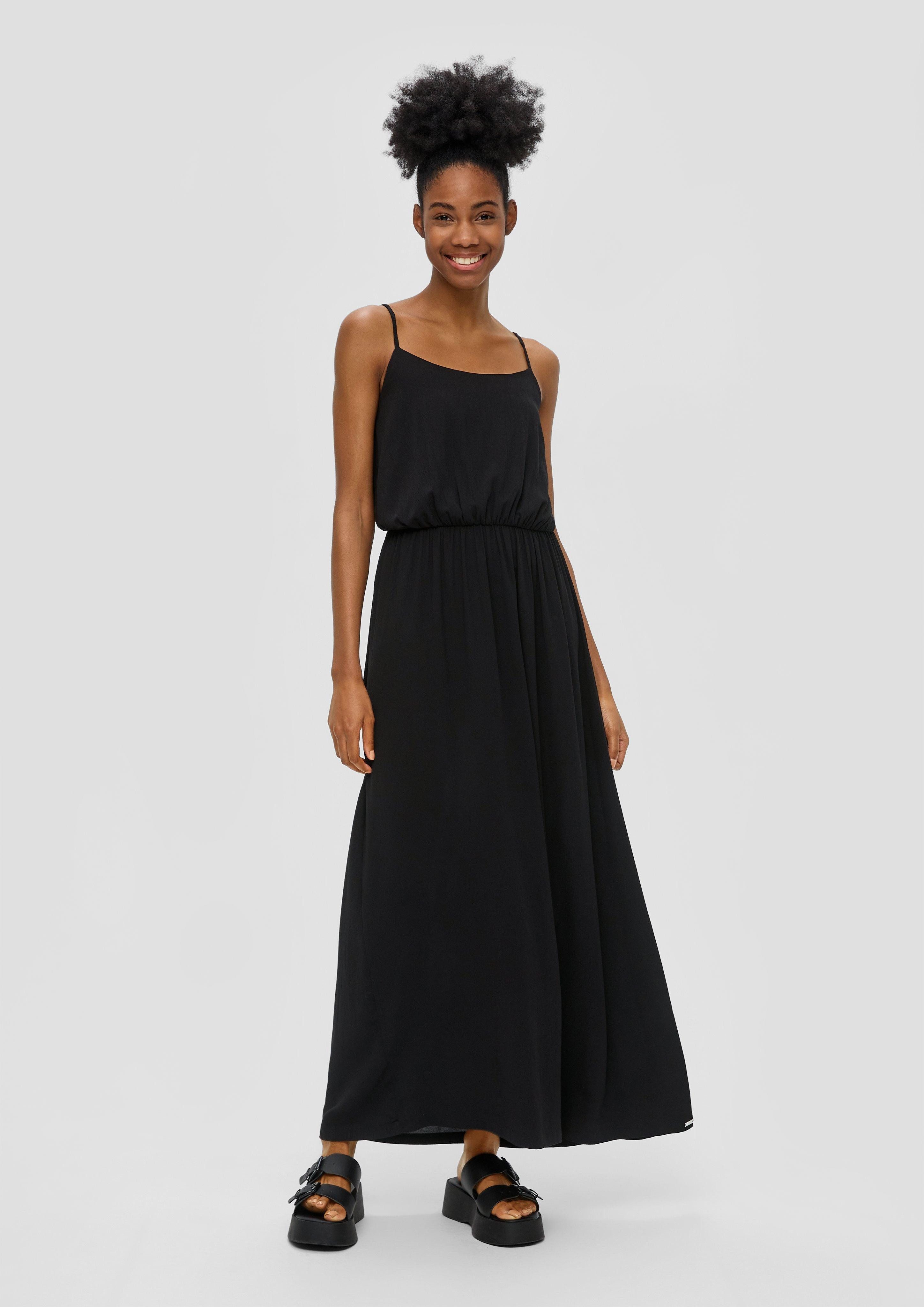 QS Maxikleid Maxikleid mit Raffung und günstig online kaufen