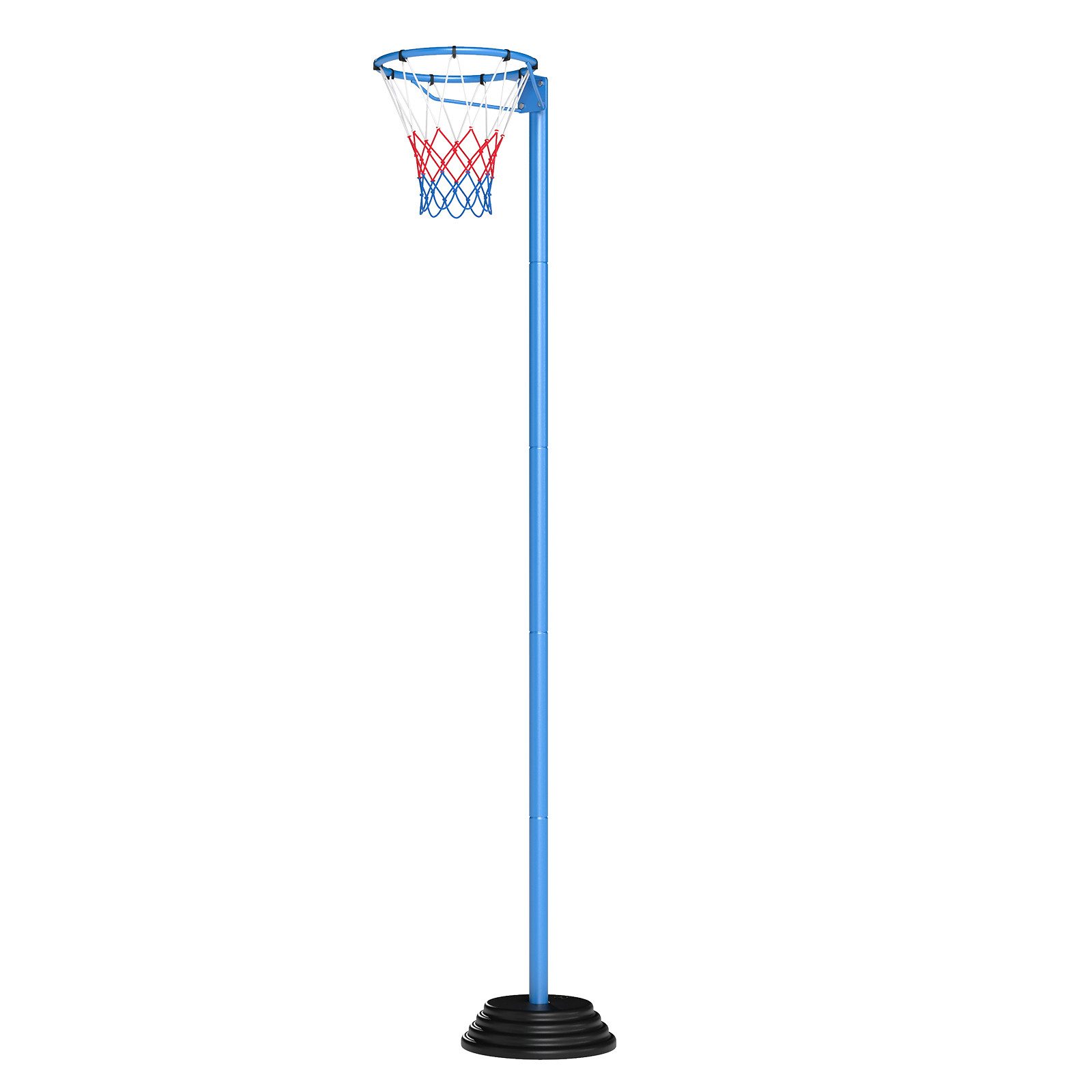 COSTWAY Basketballständer, Mit höhenverstellbarem Pfosten von 105-255 cm