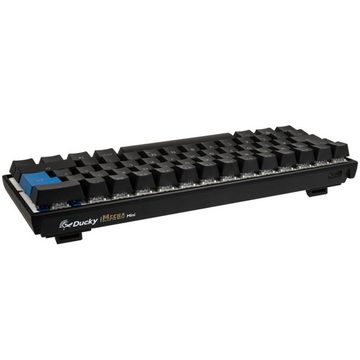 Ducky Mecha Mini Gaming Tastatur MX-Speed-Silver Gaming-Tastatur (RGB-LED-Beleuchtung, TKL Mini, USB Typ-C, Deutsches Layout)