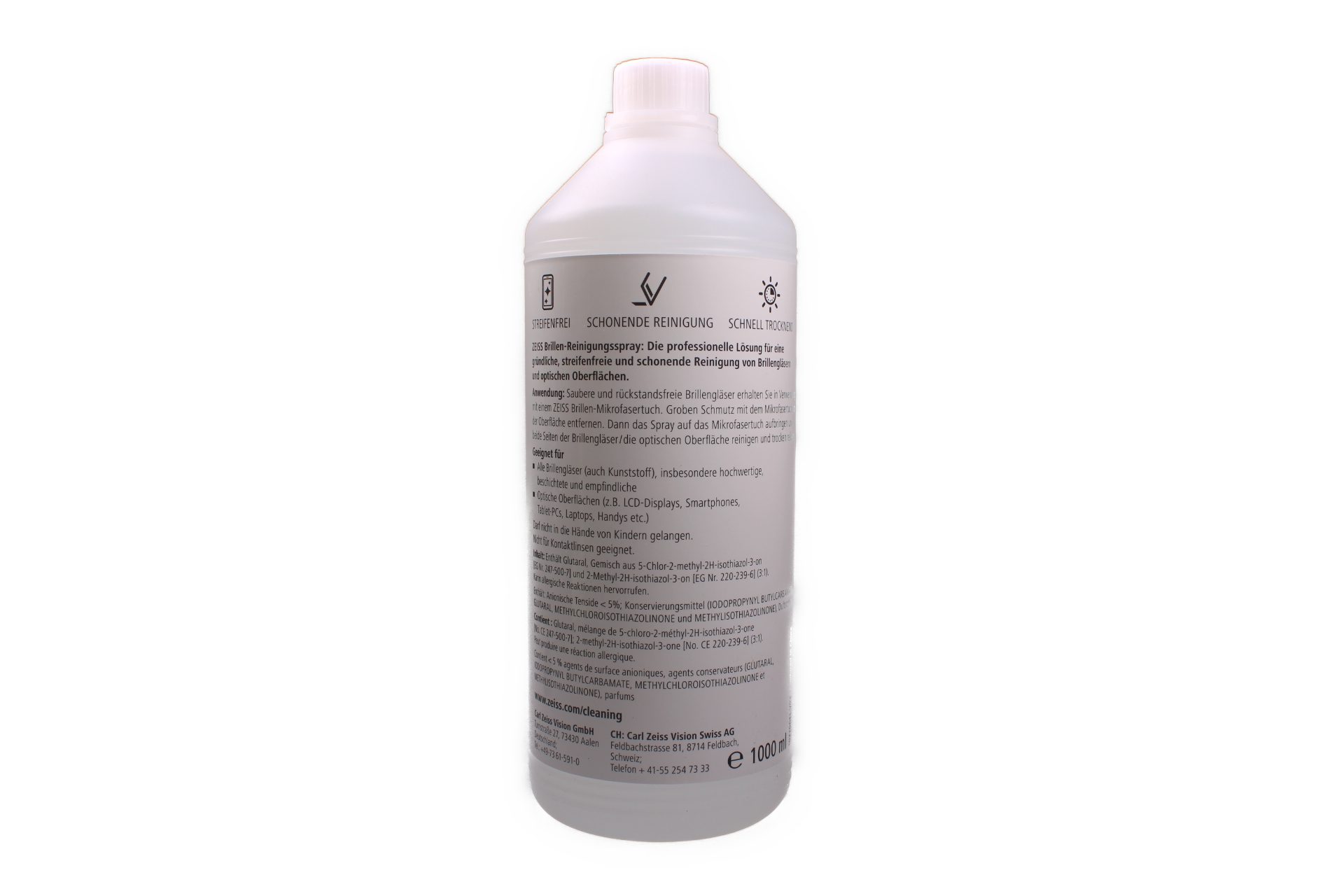 ZEISS Brillenetui Brillenreinigungsspray 1 Liter von Zeiss