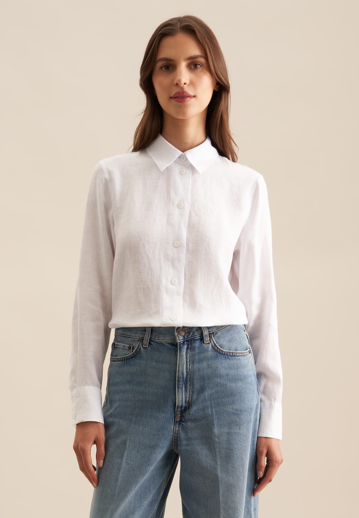 seidensticker Hemdbluse Schwarze Rose Langarm Kragen Uni günstig online kaufen