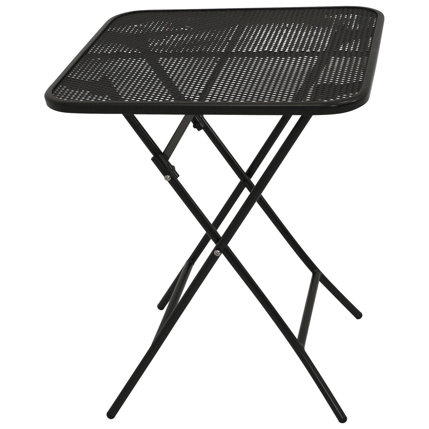 DEGAMO Gartentisch RIVO (1-St), 60x60cm, klappbar, Streckmetall eisengrau