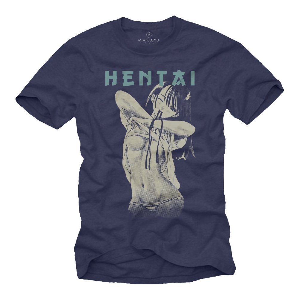 MAKAYA T-Shirt Herren Vintage Schallplatte Hip günstig online kaufen