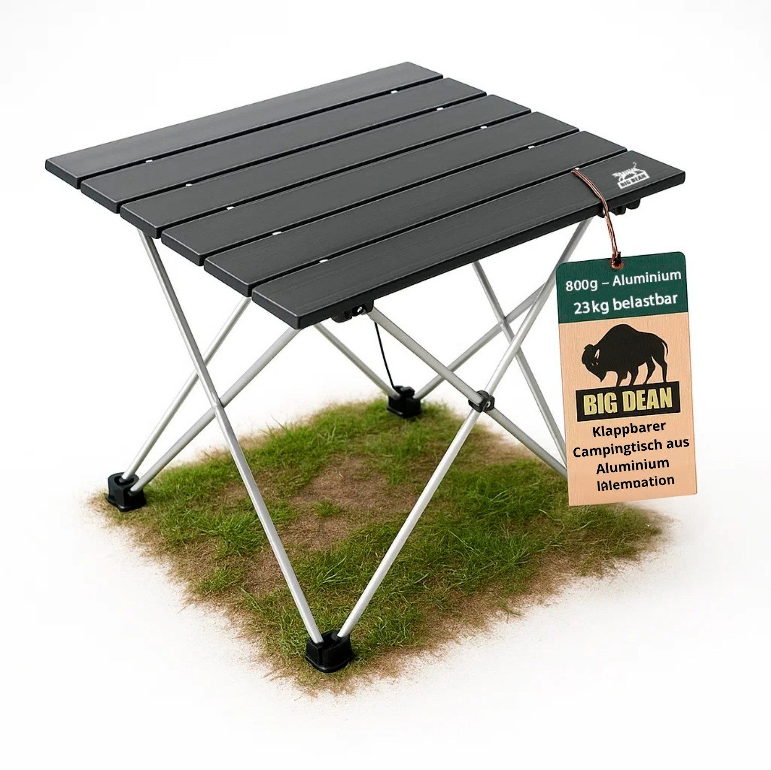 BigDean Campingtisch faltbar Ultraleicht Kleiner Klapptisch - Campingtisch Klapptisch (1-St)