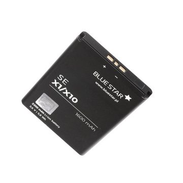 BlueStar Akku Ersatz kompatibel mit Sony Xperia X1 / X10 1600 mAh Austausch Batterie Accu BST-41 Smartphone-Akku