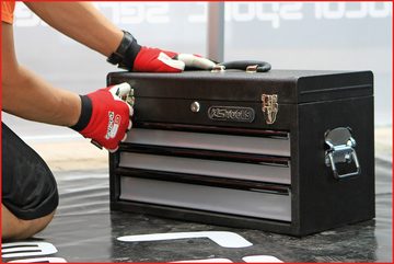 KS Tools Werkzeugbox, Werkzeugtruhe mit 3 Schubladen-schwarz, L508xH255xB303mm