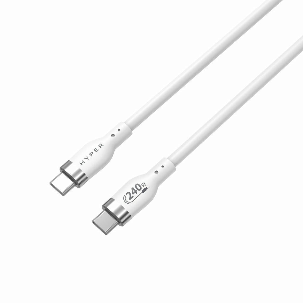 Targus Silicone USB-C Lade-Kabel 2 m 240W USB-Kabel, USB-C, (200 cm)