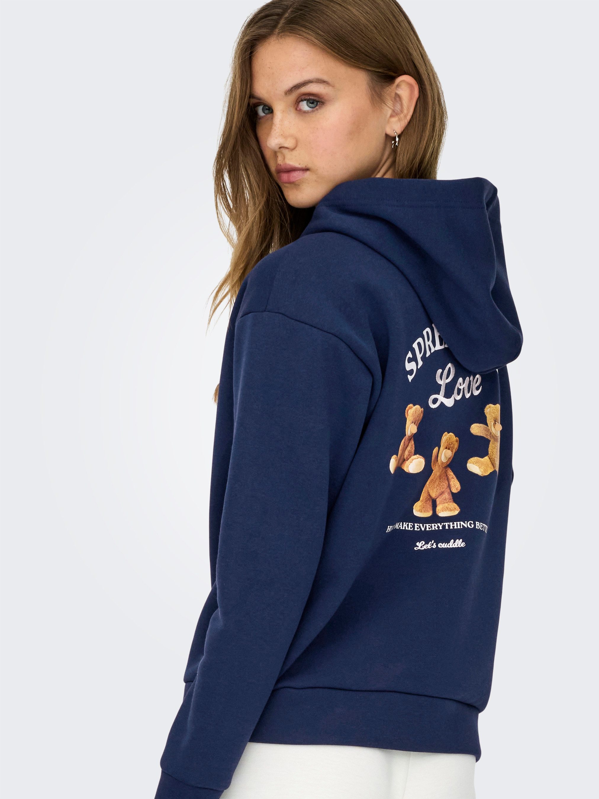 ONLY Kapuzensweatshirt ONLRICKY L/S HOOD BOX SWT