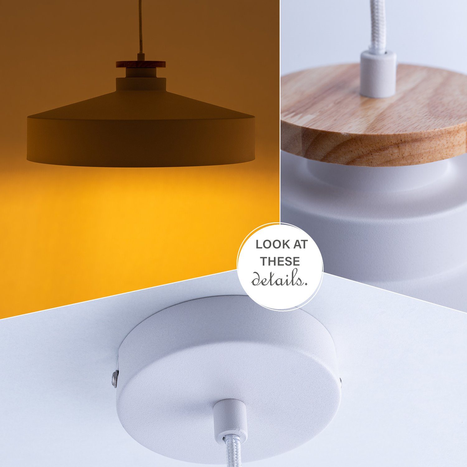 Paco Home Pendelleuchte JACK T, ohne Leuchtmittel, Hängelampe Esszimmer Küchenlampe Esstischlampe Skandinavisch E27