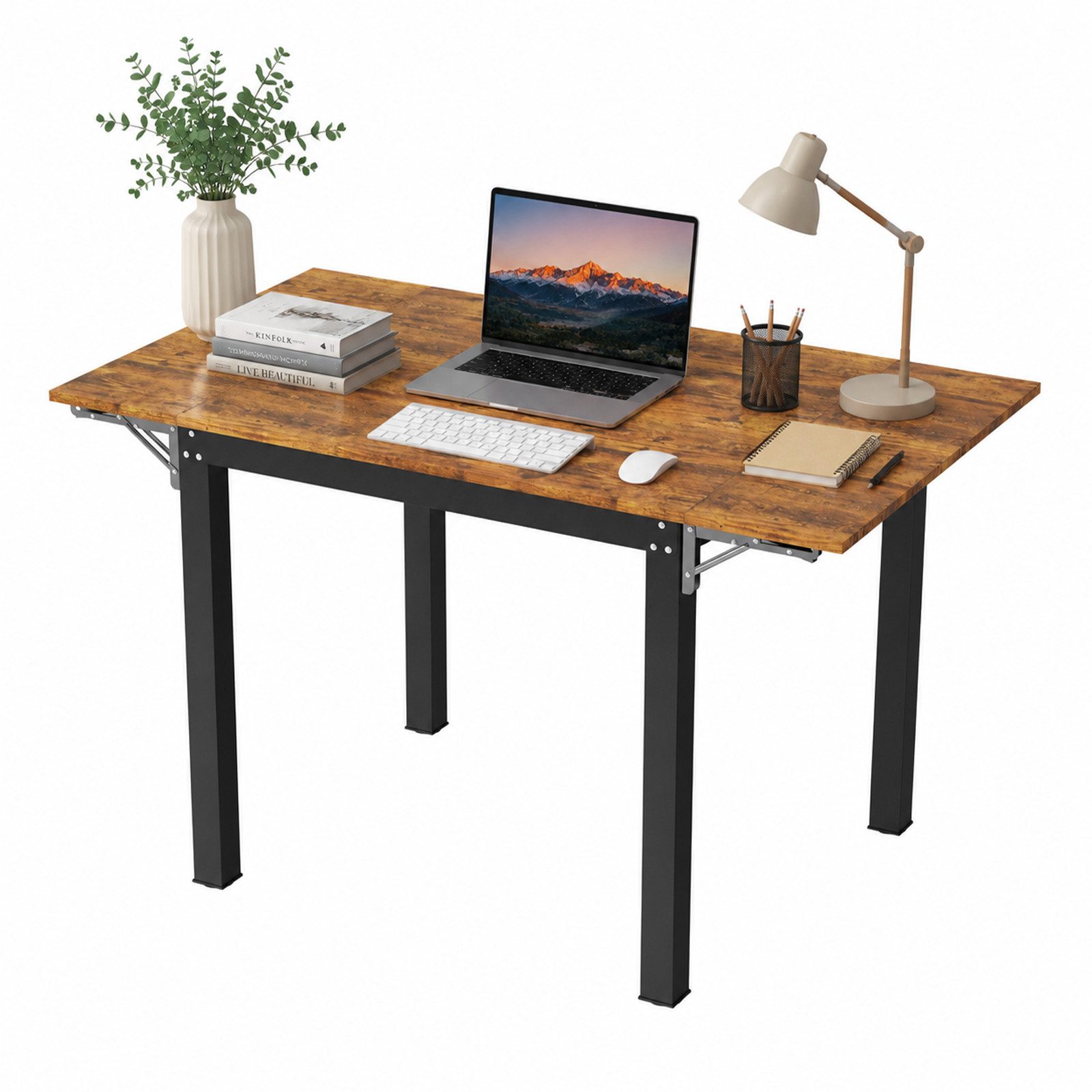JEOBEST Esstisch Klappbarer Esstisch 120x 78cm, Küchentisch für 2-4 Personen, (1 Tisch) Für kleine Räume, Esszimmer, Küche, Höhe 75 cm