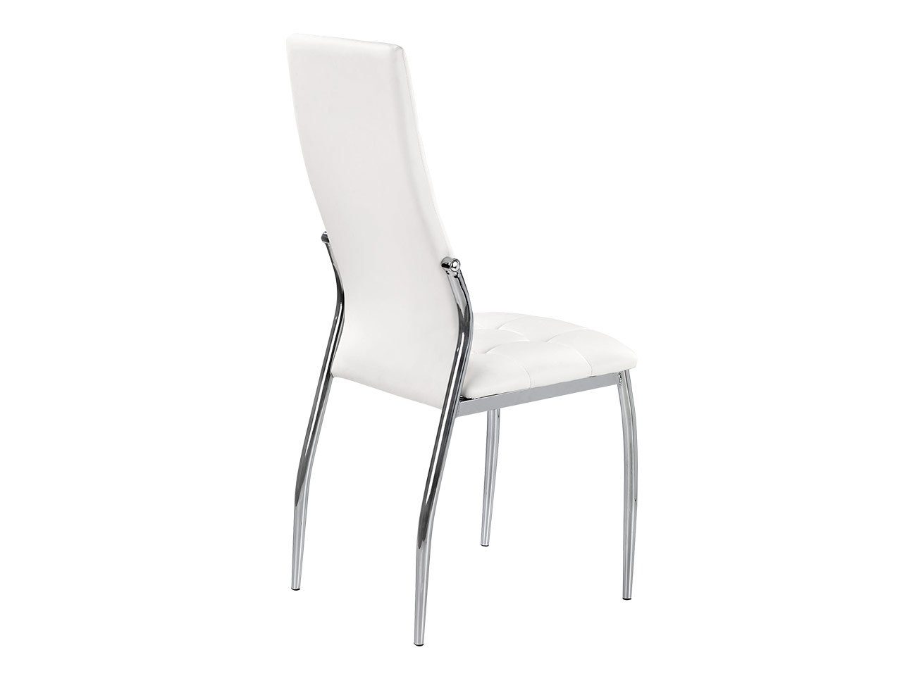 Stuhl K209 der Farbe (4 54x45x101 Gestell cm MIRJAN24 in Chrom, aus U-3 Stück), Metall