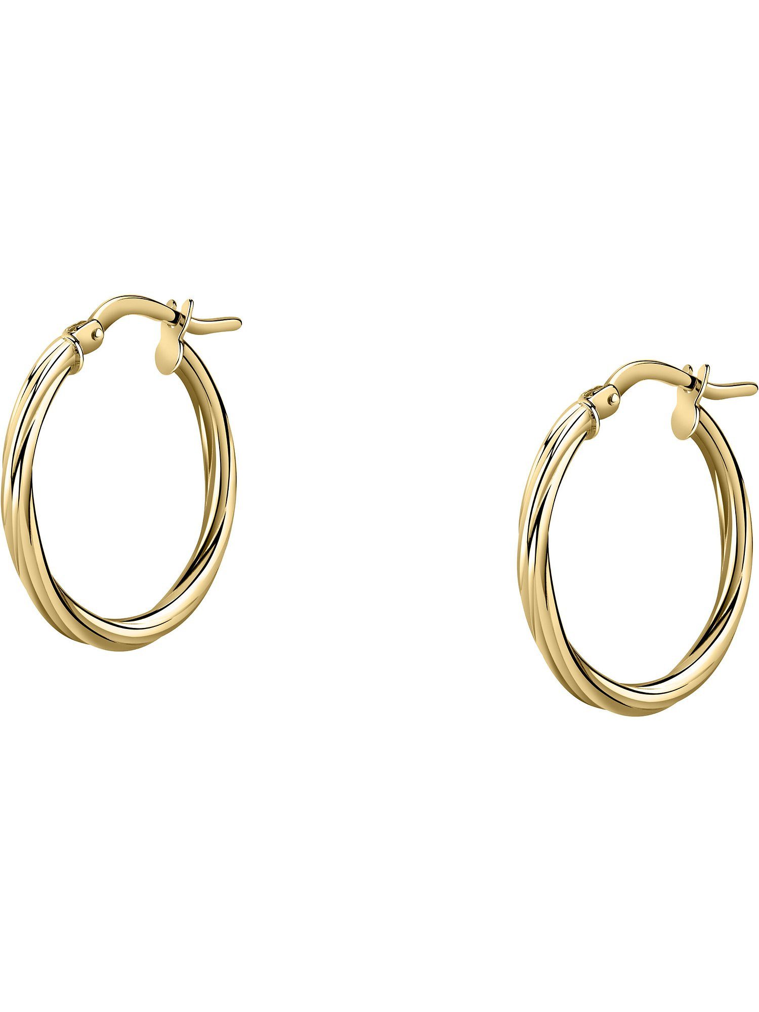 FAVS Paar Creolen FAVS Damen-Creolen 375er Gelbgold (Paar)