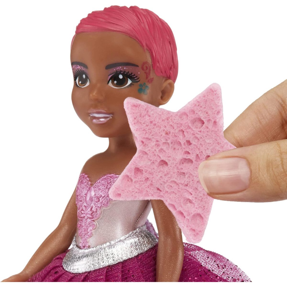 MGA ENTERTAINMENT Minipuppe Dream Bella Jaylen Farbwechsel Puppe 14 cm mit Flügeln