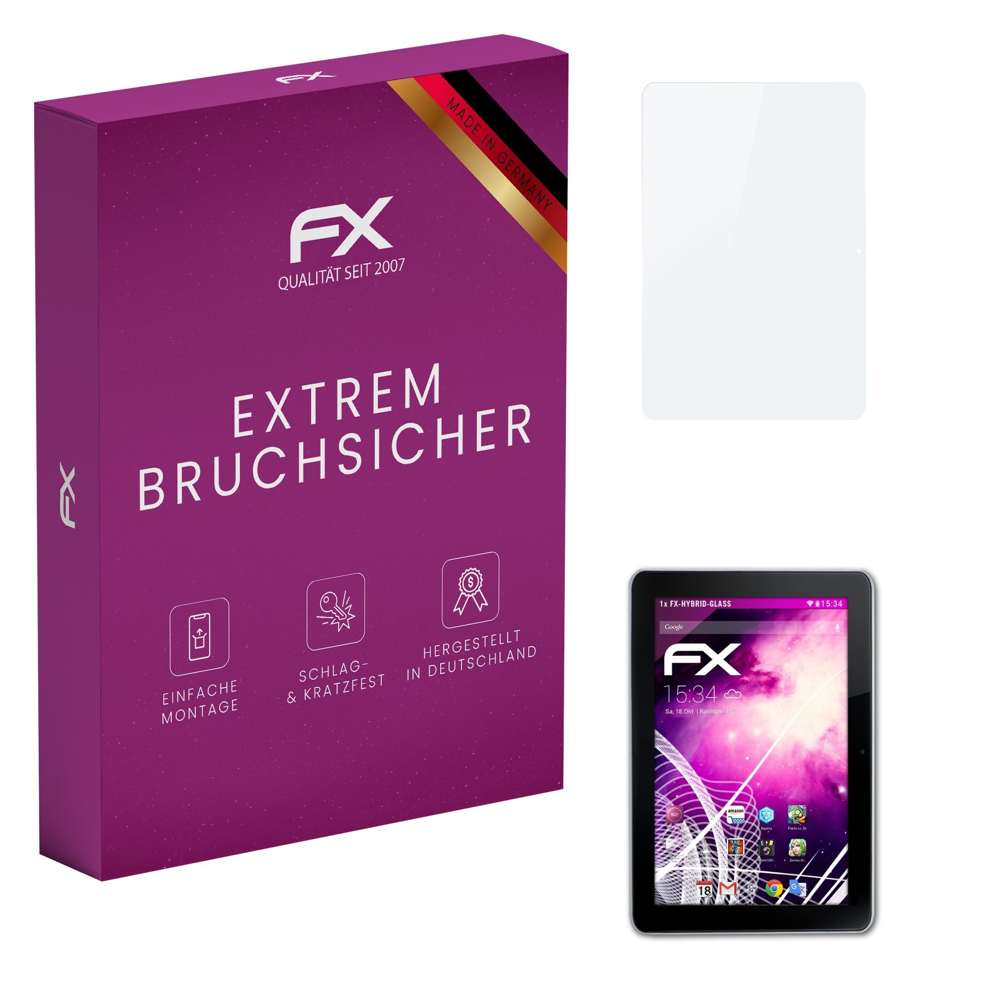Schutzfolie Panzerglasfolie für Acer Iconia A210
