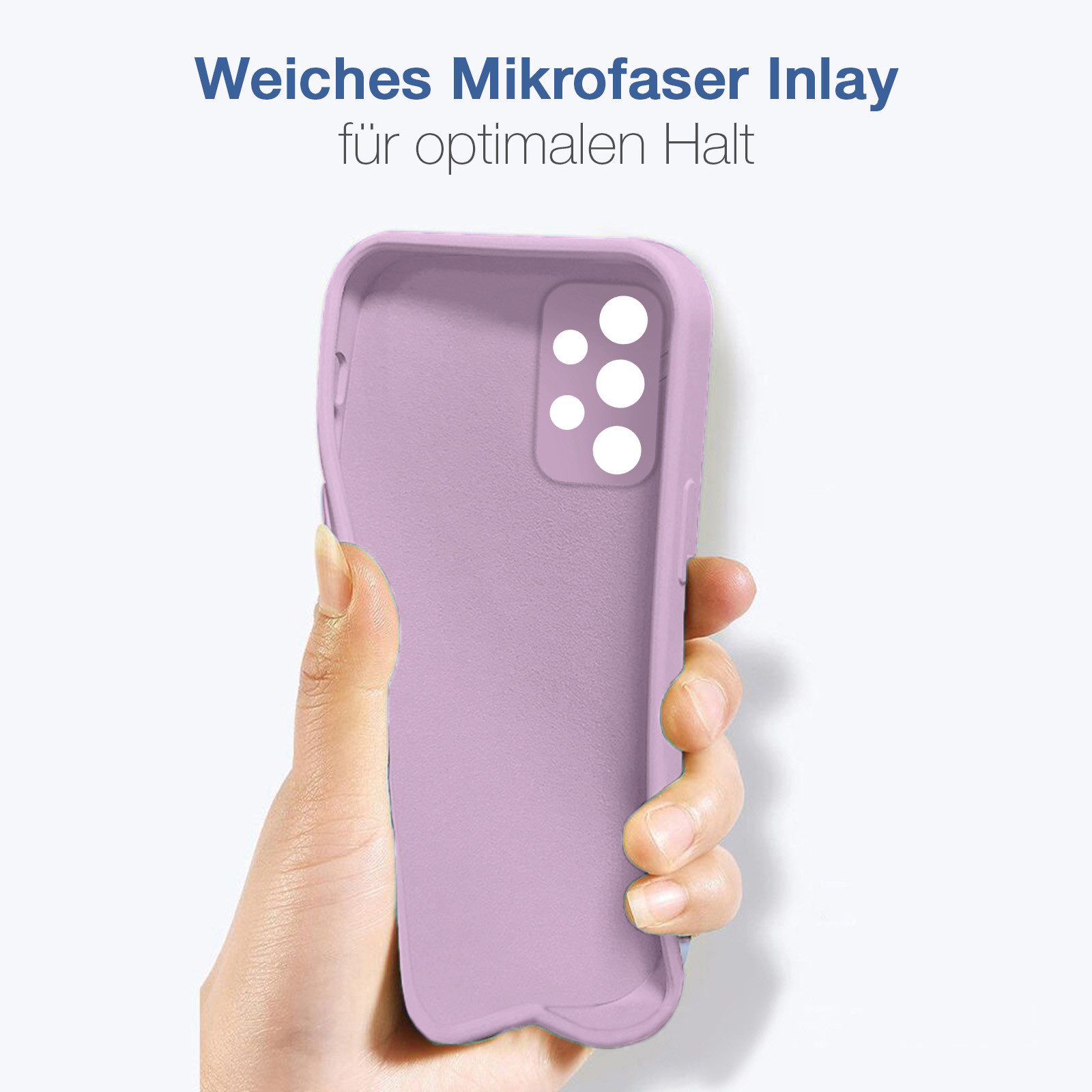 Tec-Expert Handyhülle SoftGrip Cover Hülle für Samsung Galaxy A52s 5G, Handy Case Bumper integrierter Kameraschutz flexibel – Bild 2 von 5