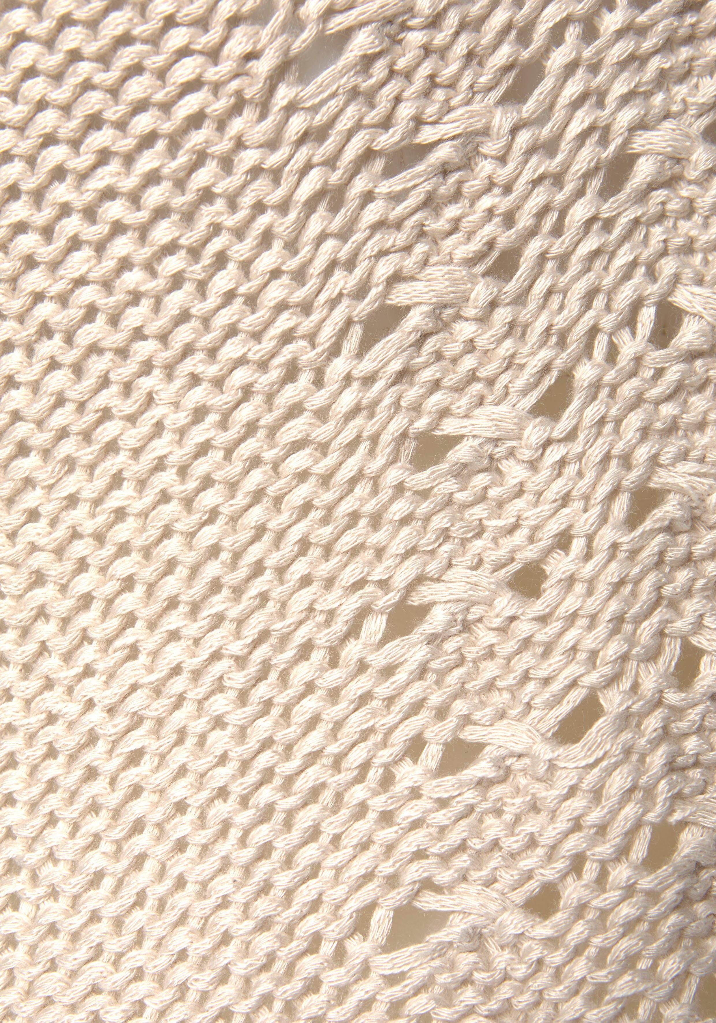 LASCANA Ajourpullover mit tollem Lochstrickmuster, Strandpullover, leicht transparent