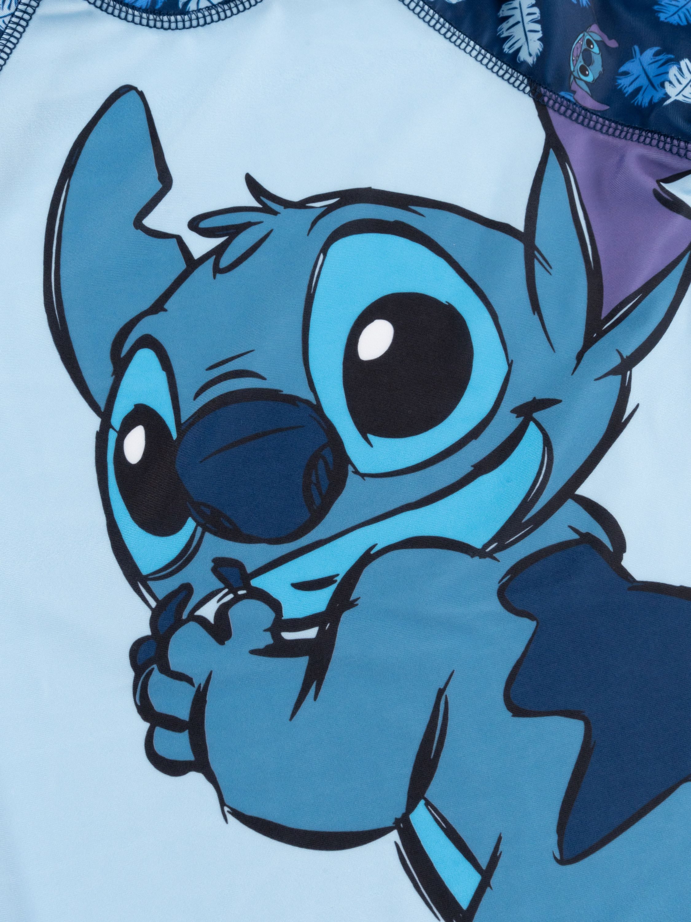 United Labels® Badeanzug Lilo & Stitch Schwimmset UV-Schutz 30 Badeanzug langarm Shirt Hose – Bild 4 von 5
