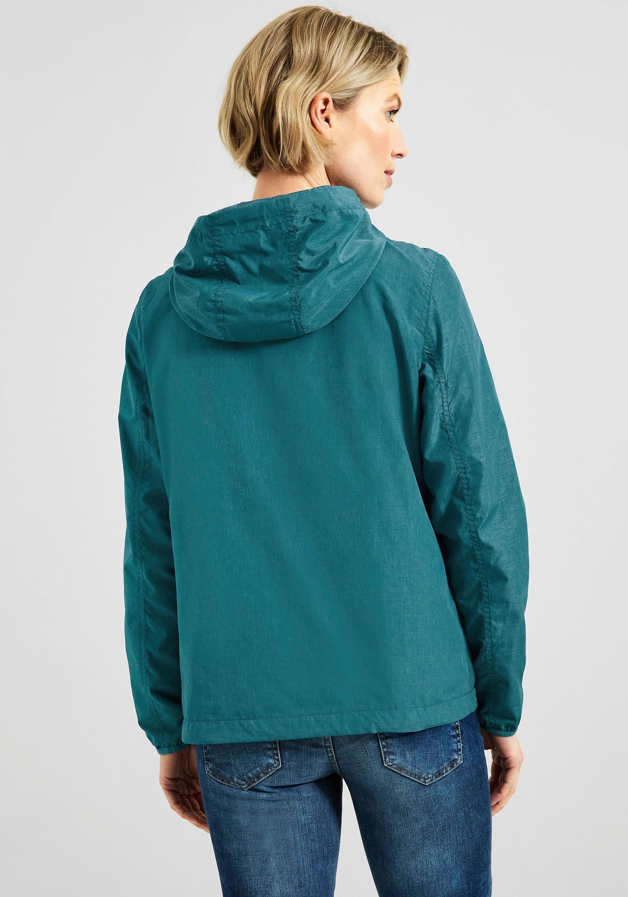 Großer Rabatt Cecil Windbreaker mit sportlichen Materialmix, ausgestattet Taille und im Tunnelzug Saum