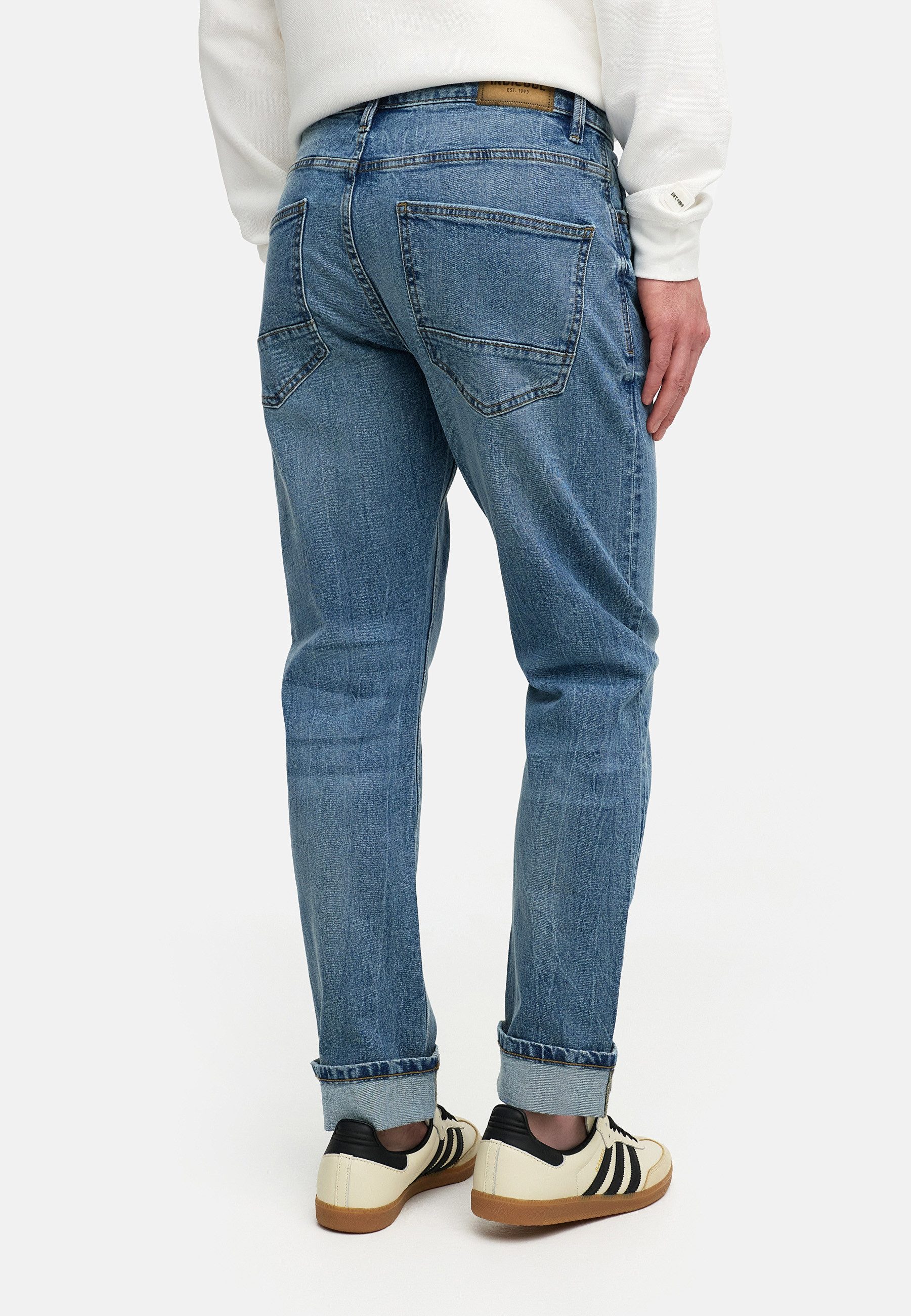 Indicode Regular-fit-Jeans Herren INChammy Jeanshose modische Jeanshose aus Baumwolle