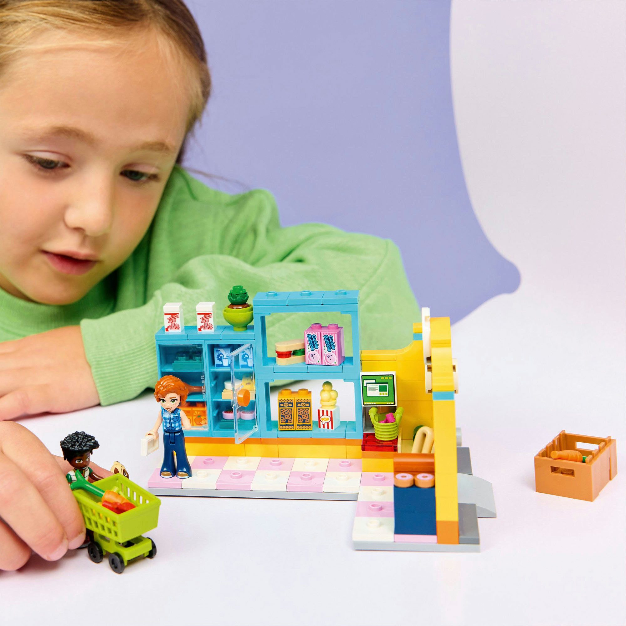 LEGO® Heartlake City Mini-Markt (42680), LEGO Friends Konstruktionsspielsteine, (176 St), Made in Europe – Bild 2 von 5