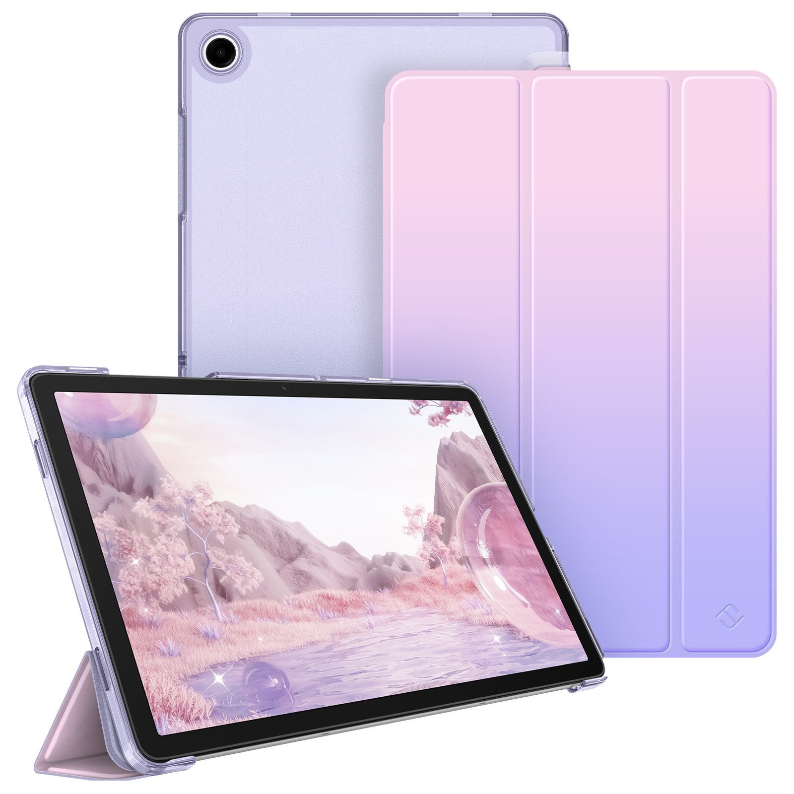 Fintie Tablet-Hülle für Samsung Galaxy Tab A11+ Plus 11" 2025 / Tab A9+ Plus 11 Zoll 2023 11 Zoll, Ultradünn Schutzhülle mit Translucent Rückseite in Matt-Optik Cover
