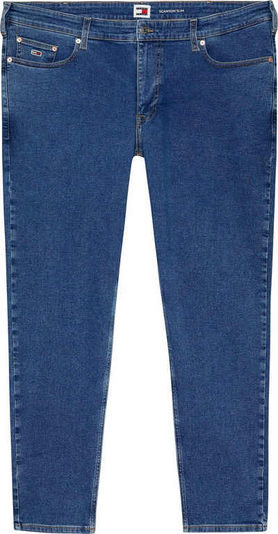 Tommy Jeans Plus Slim-fit-Jeans SCANTON PLUS mit Ledermarkenlabel