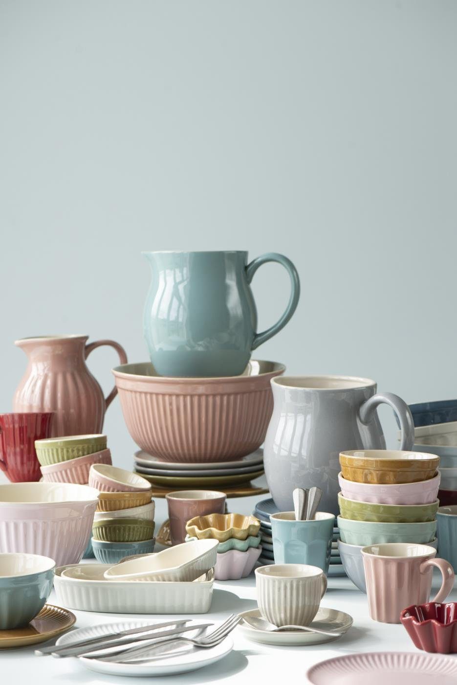 Almond Ib Tasse Ib Laursen Coral "Mynte" Coral Becher Almond, mit Keramik Henkel 80 Laursen