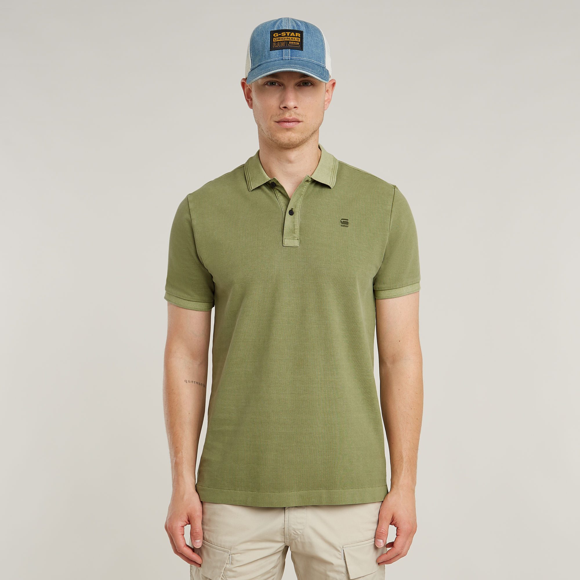 G-STAR Poloshirt Dunda slim fit Logoprägung günstig online kaufen