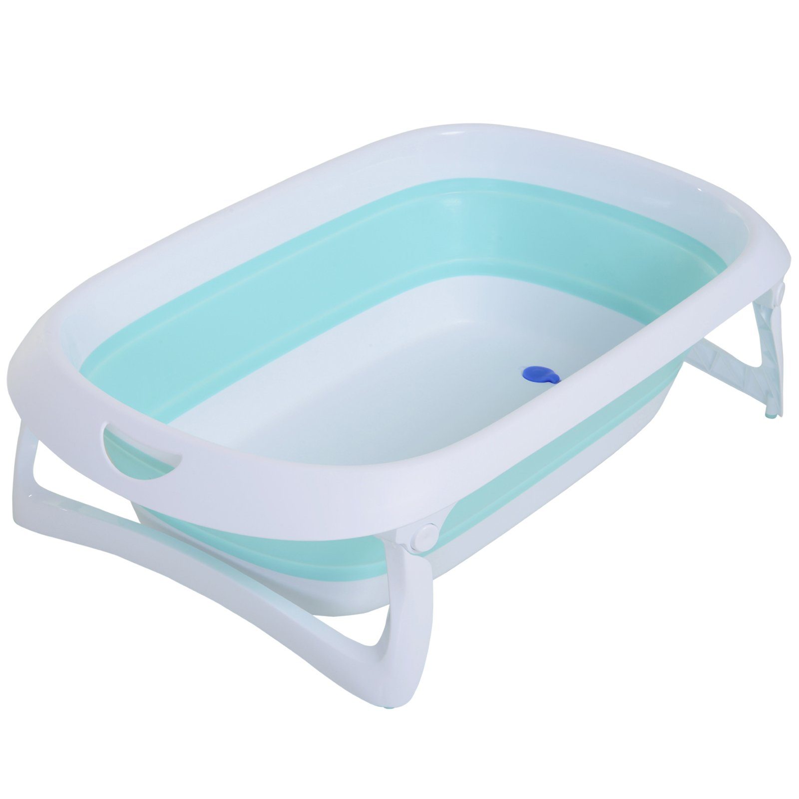 mit Auslaufstöpsel Baby bebe confort ergonomische Badewanne 0 Weiß 