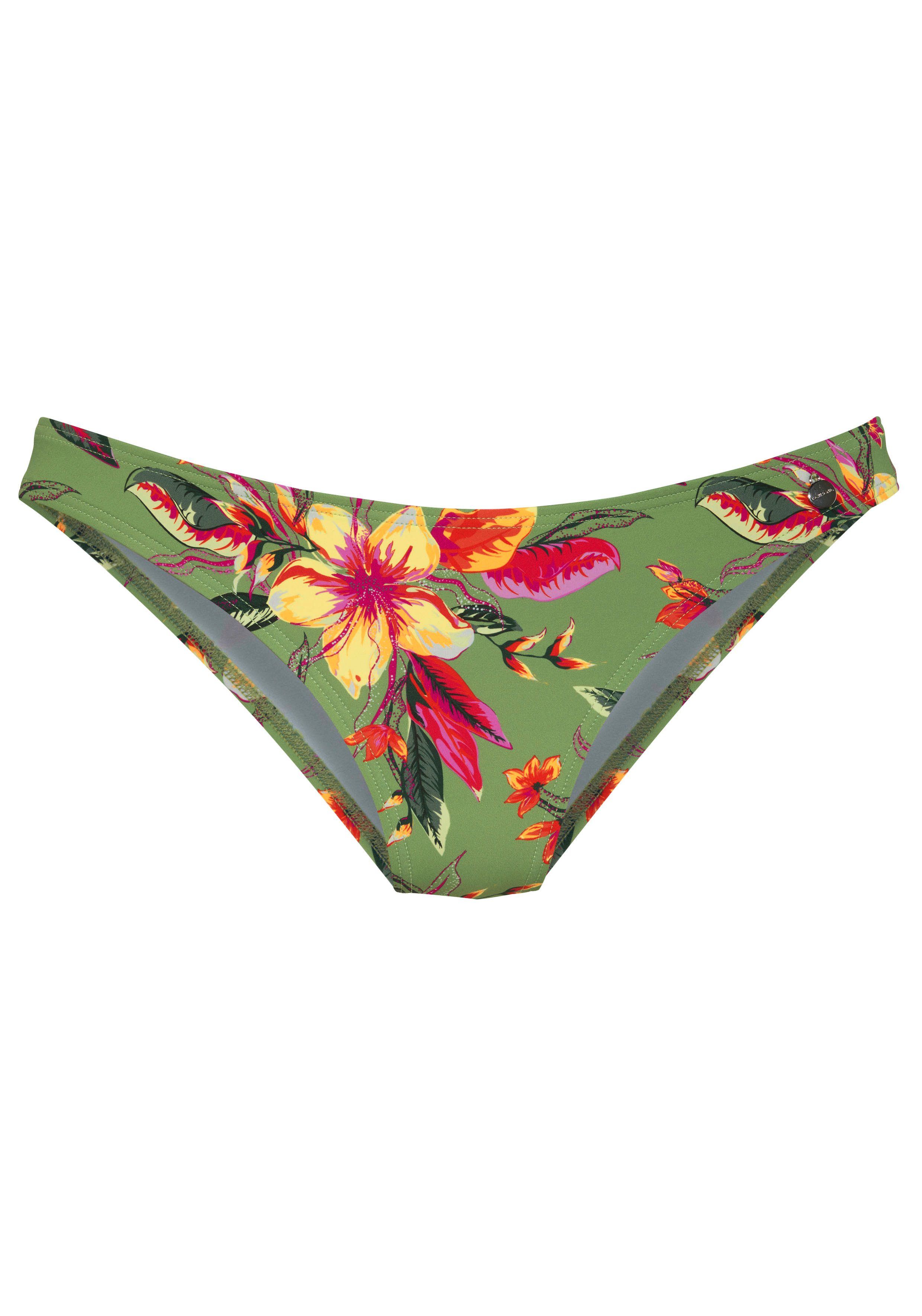 LASCANA Bikini-Hose Malia in knapper Brasilien-Form mit tropischem Print günstig online kaufen