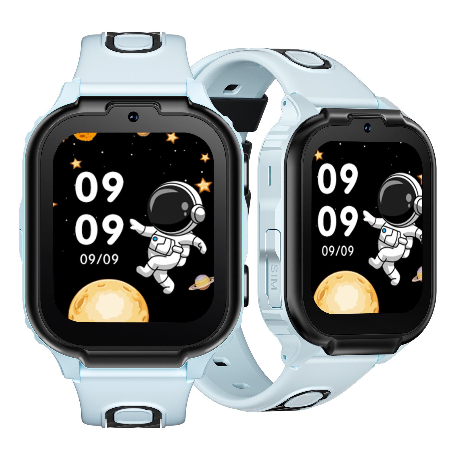 DOOGEE 4G Kinder-Smartwatch mit GPS-Ortung,SOS und Videoanruf,1,83 Zoll,8 GB Watch (Proprietär), GPS-Ortung, SOS, Aktivität, Videochat, GPS-Ortung, SOS, Videochat, Aktivität