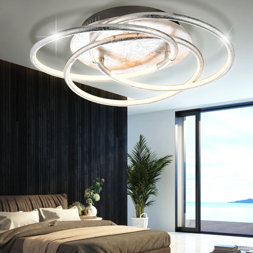 Flur Wohn Schlaf Zimmer Decken Leuchten Glas mit 2 x LED 2,2W Lampen von Philips 