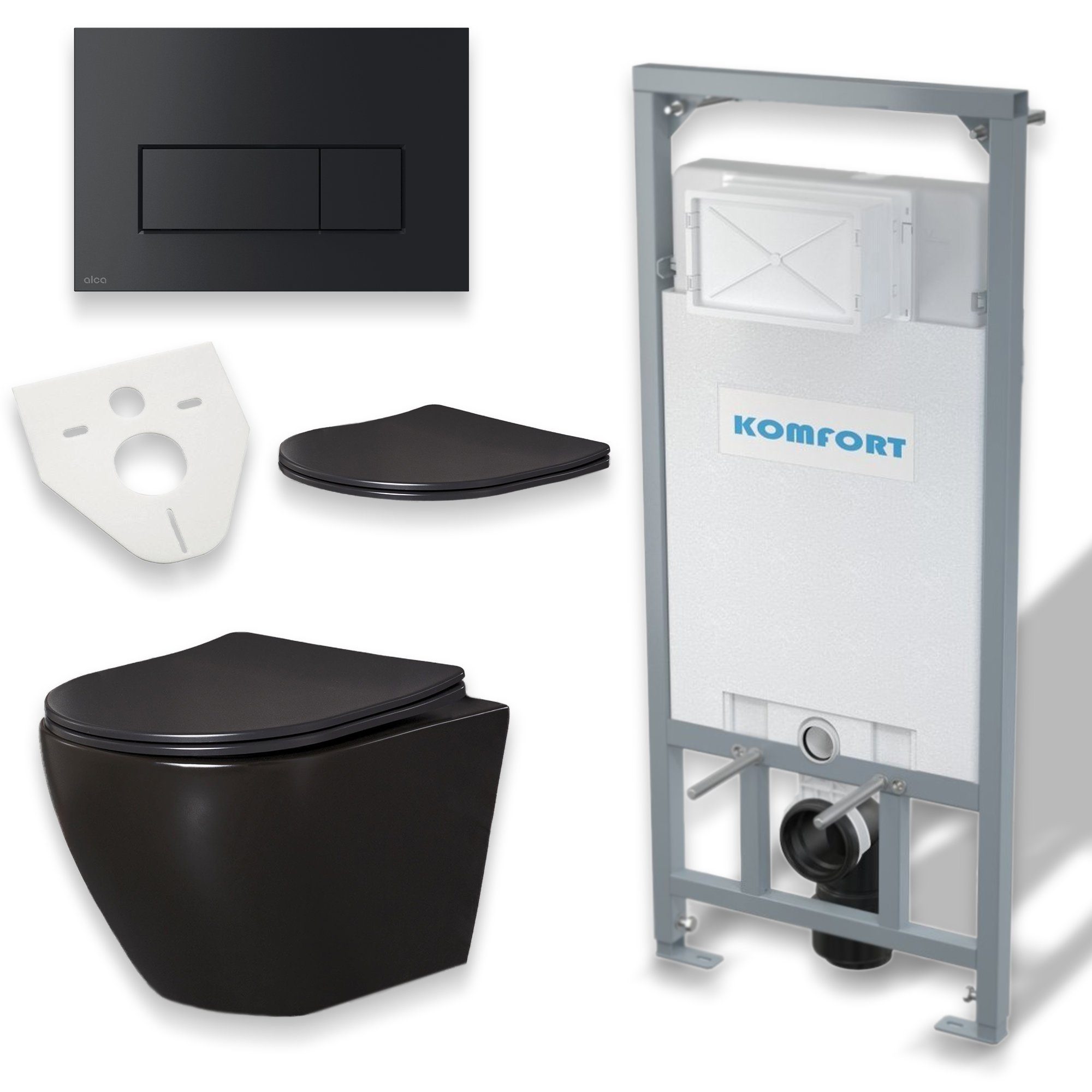 KOLMAN Vorwandelement WC SET: Wand-WC Delos günstig online kaufen