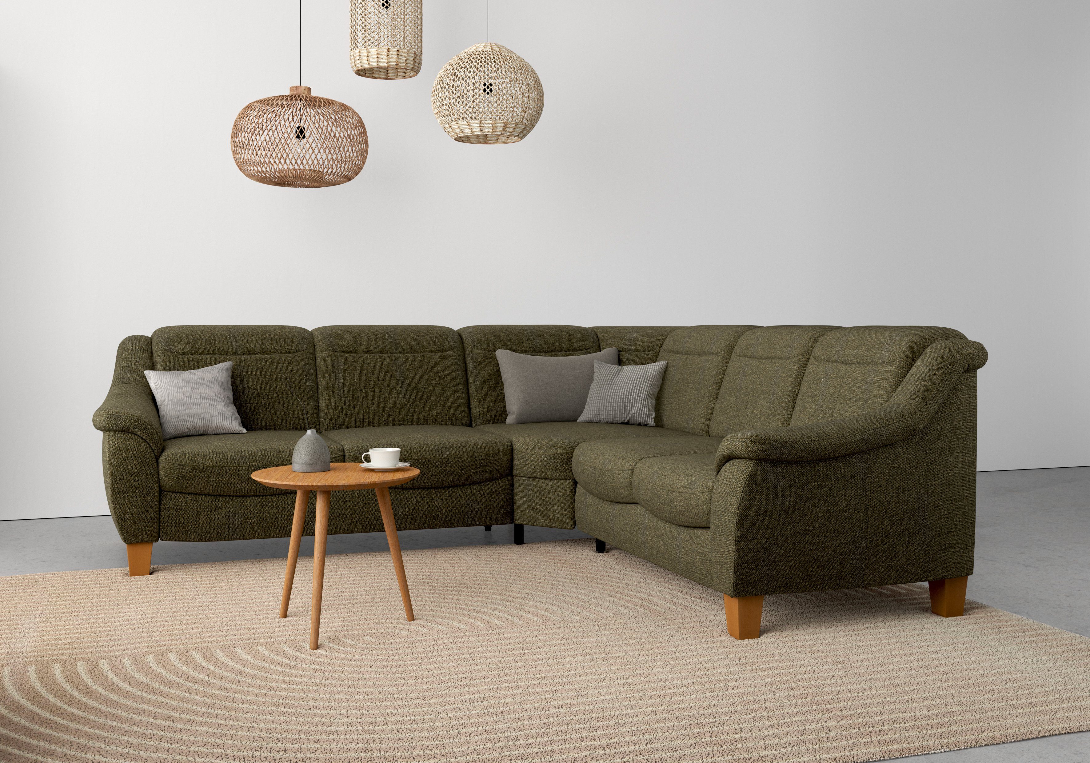 Home affaire Ecksofa Caldera L-Form, Federkern, günstig online kaufen