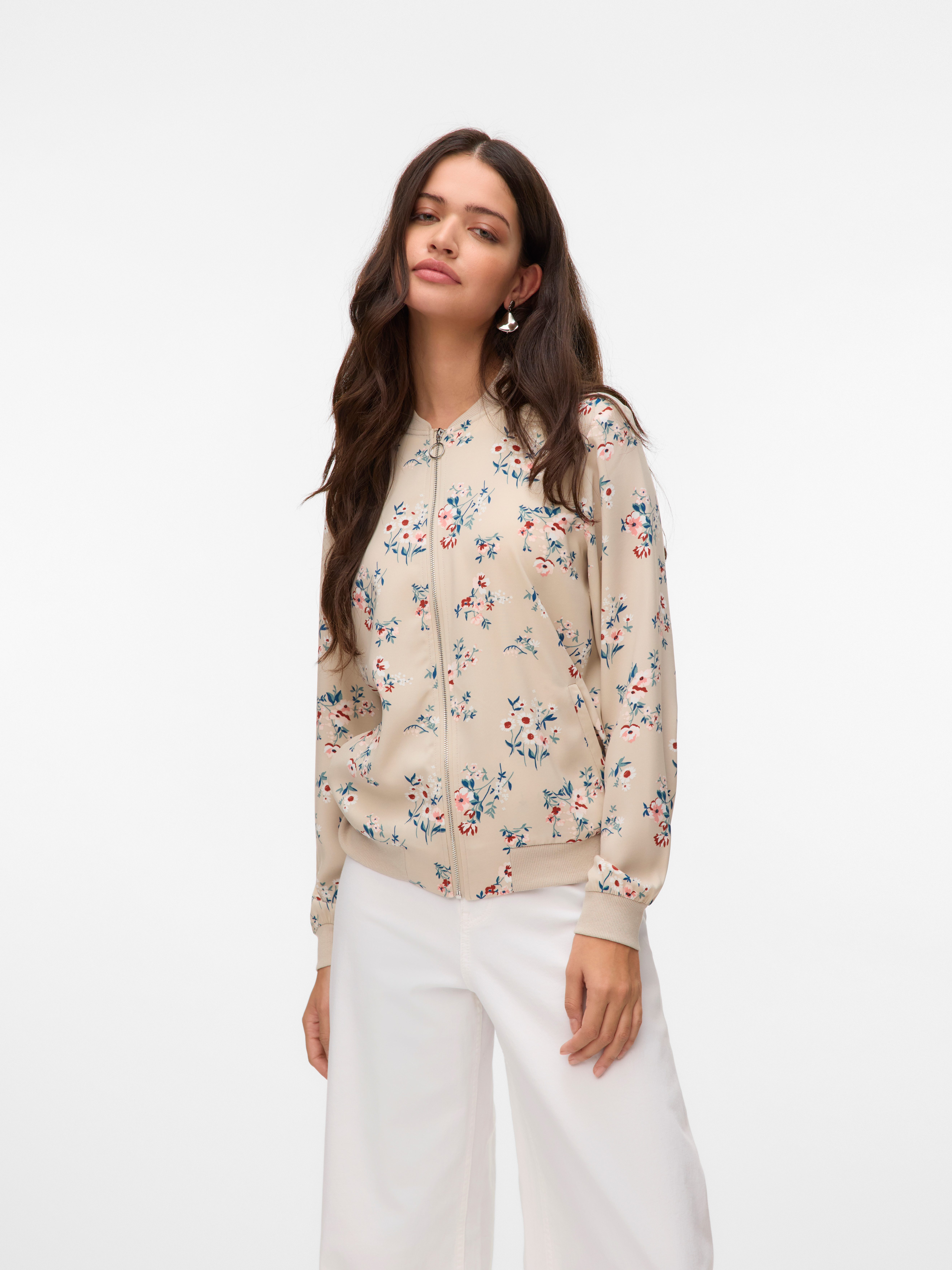 Vero Moda Blouson VMCOCO L/S BOMBER AOP WVN NOOS Materialmix