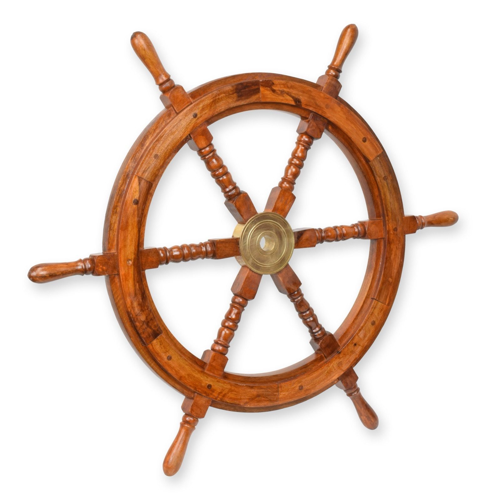 Aubaho Dekoobjekt Deko Steuerrad Schiff Maritim Replikat Retro Design Dekoration