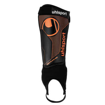 uhlsport Fußball Schienbeinschoner TIBIA PLATE PRO schwarz/fluo orange