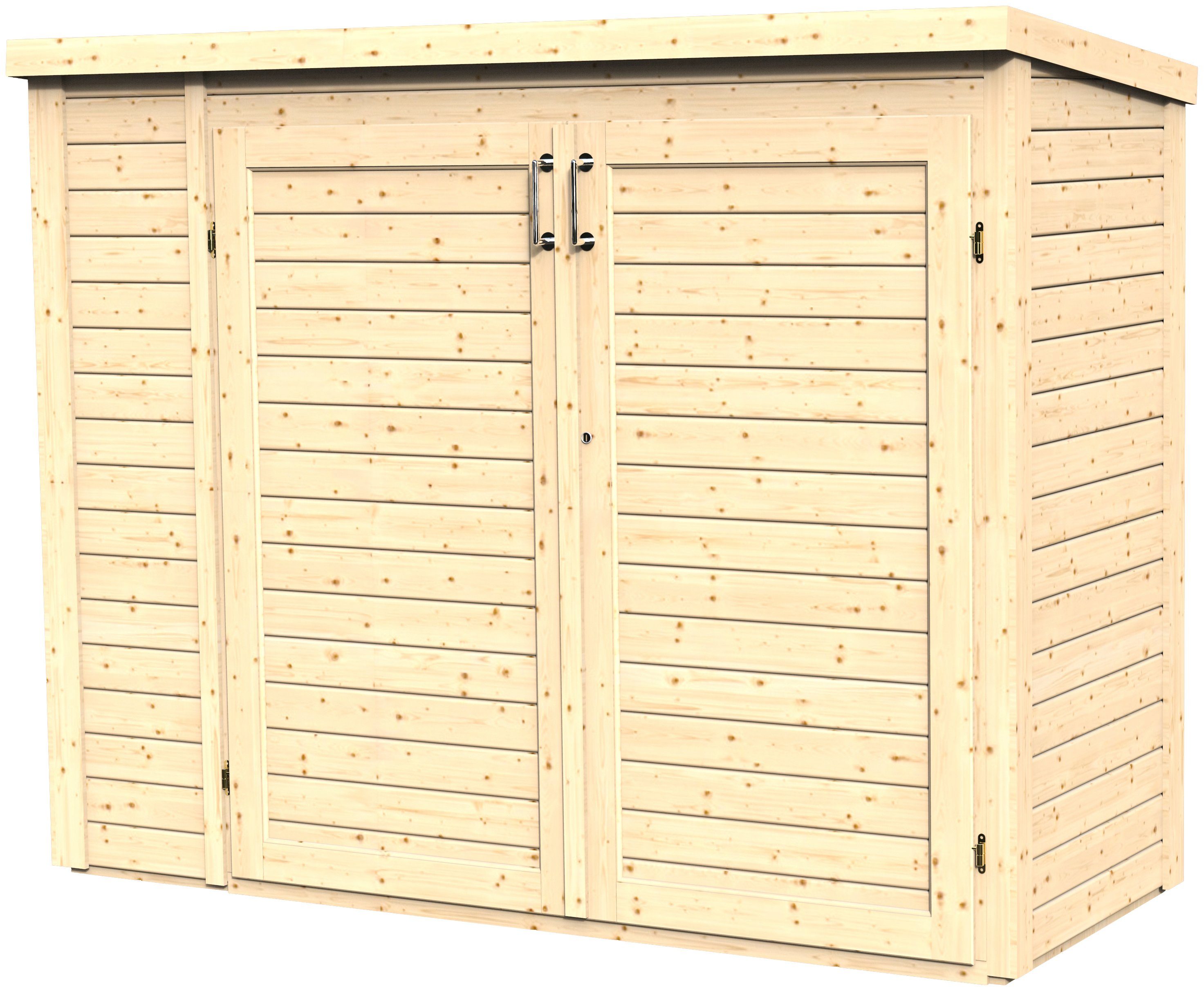 BERTILO Garten-Geräteschrank Multi 3, BxT: 203x88 cm